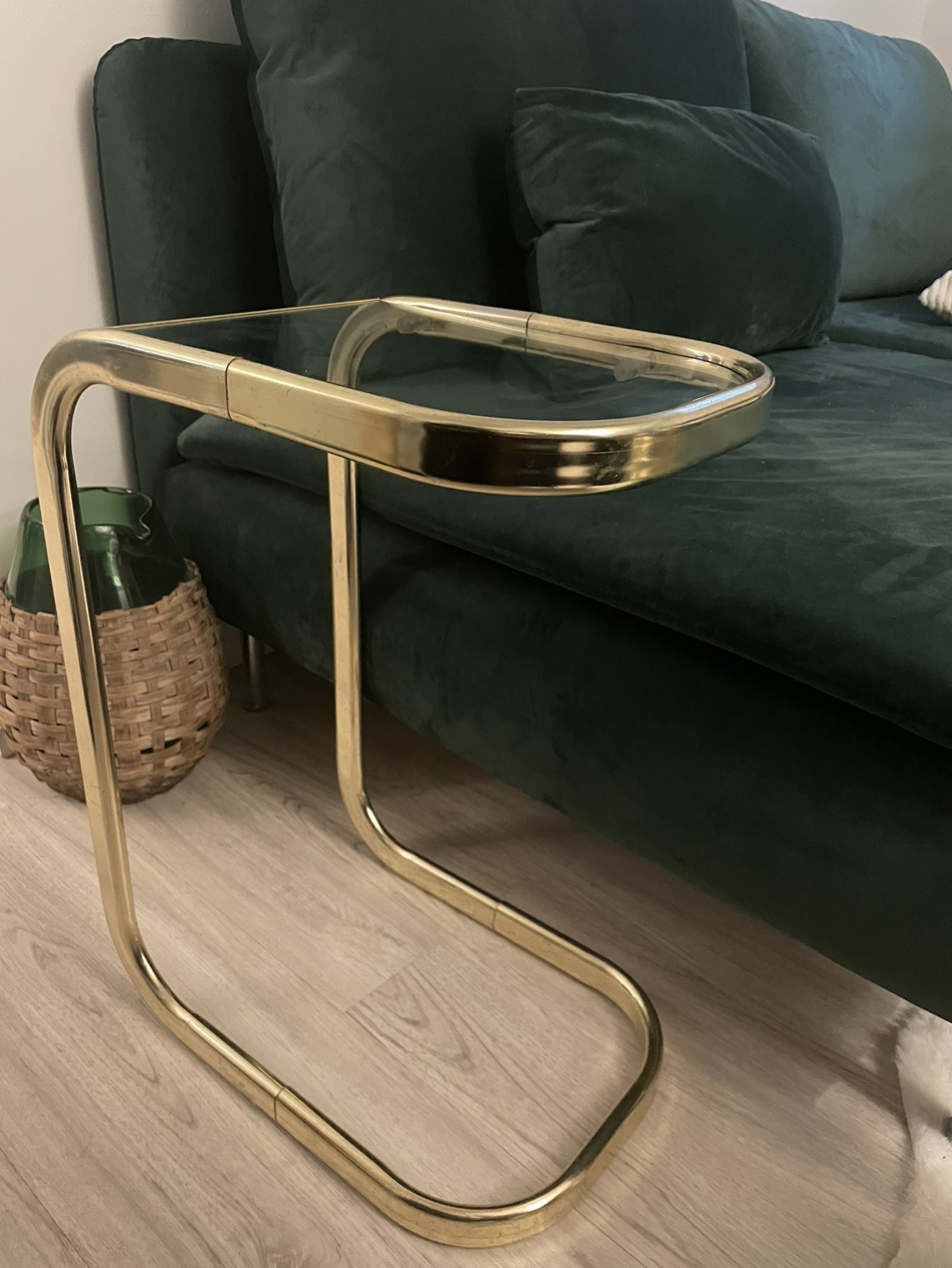 Vintage Brass C Table thumbnail