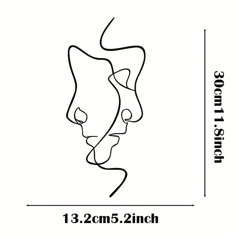 Metal wall art image indicator(2)