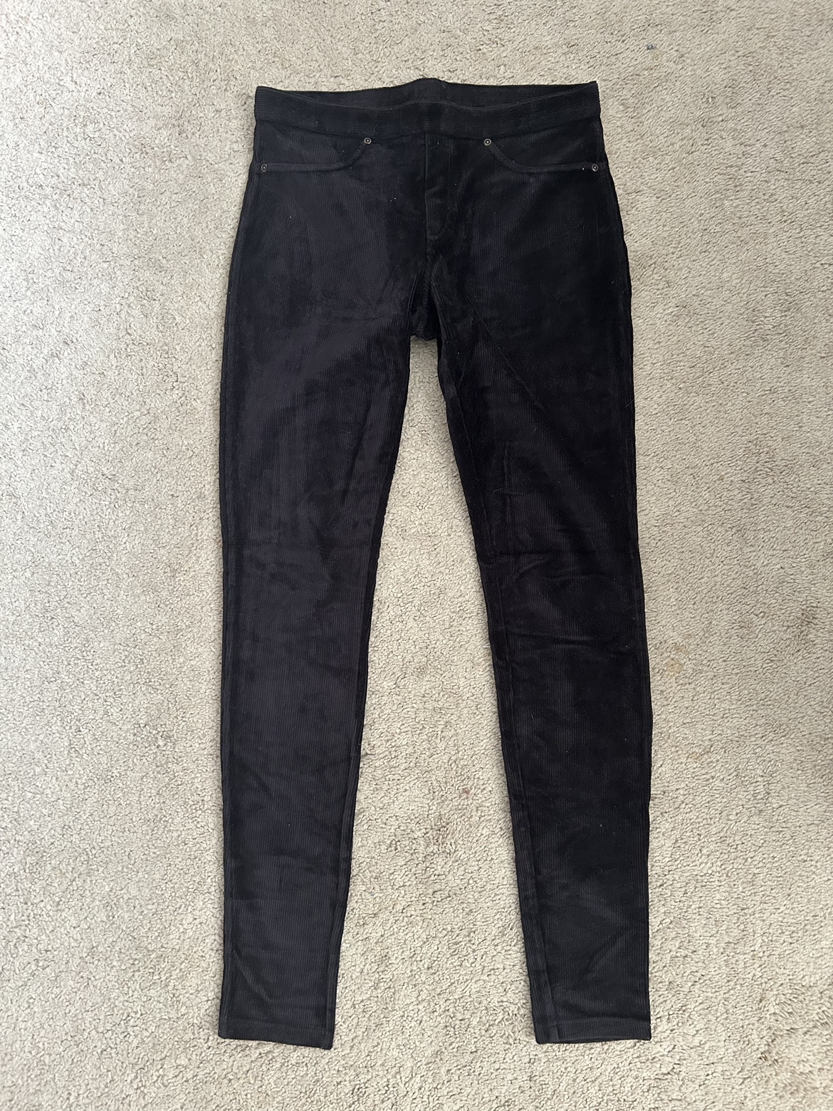 Black Corduroy Hue Pants