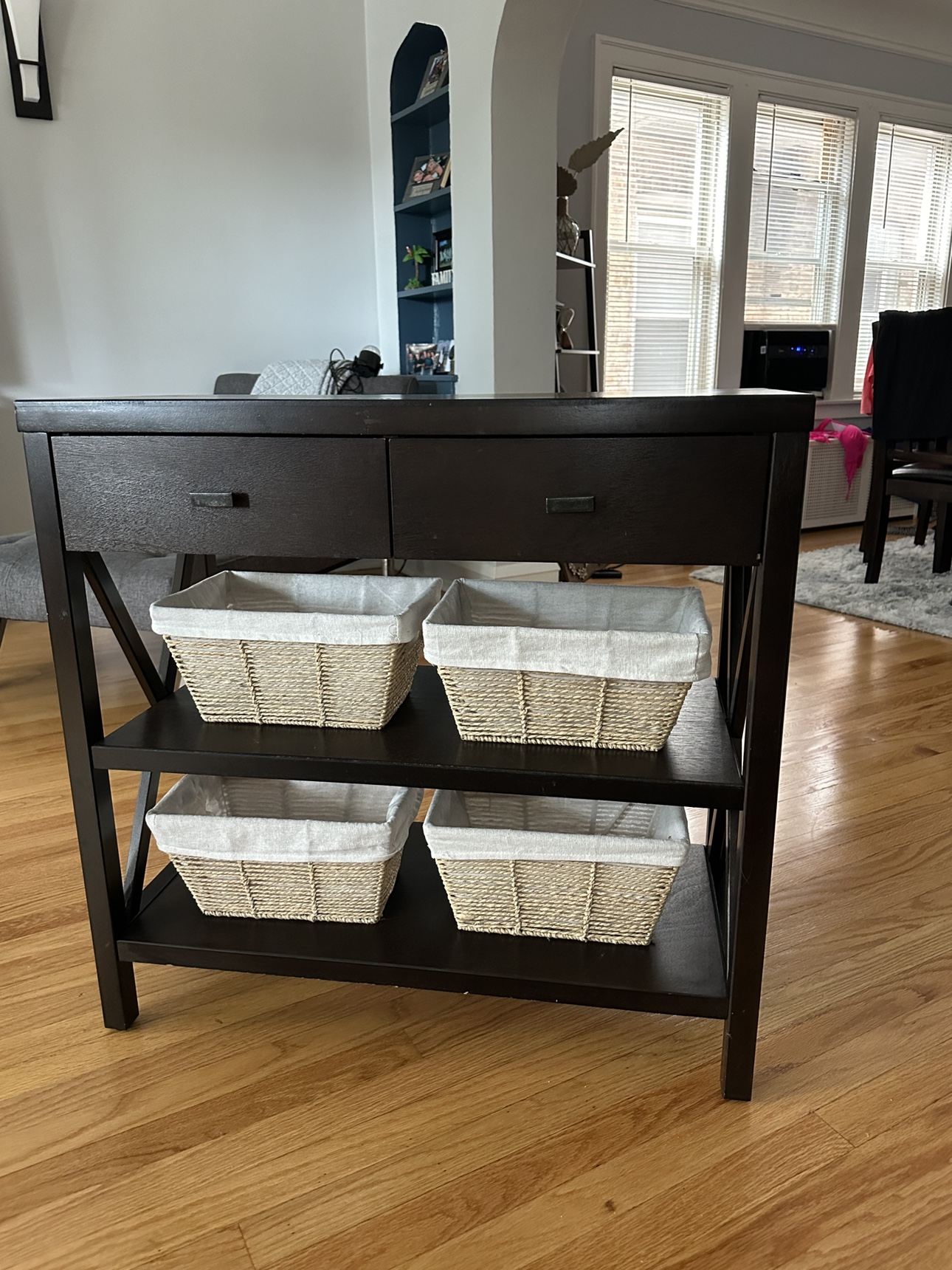 Table console with Baskets - photo 3