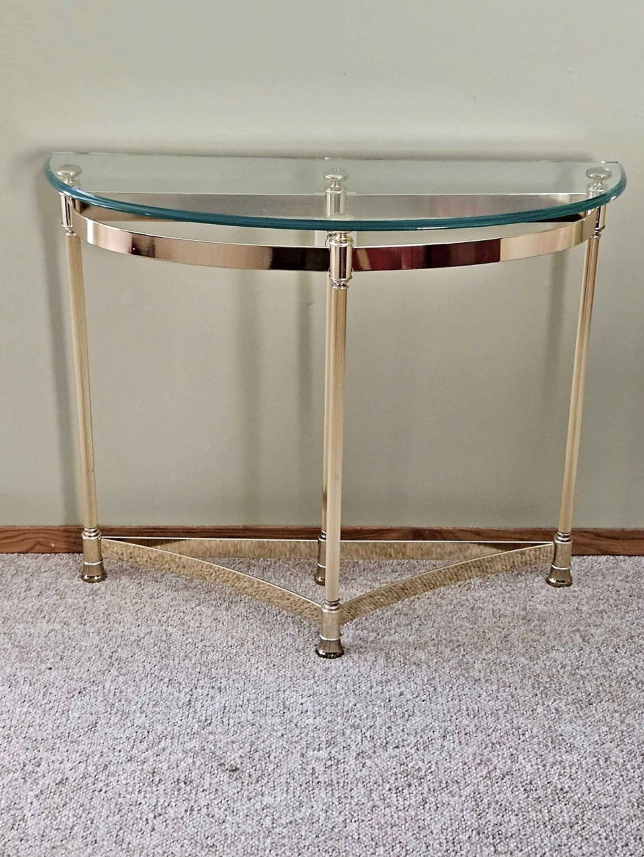 Glass decorative table