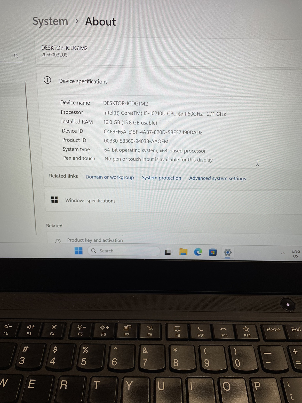 Lenovo ThinkPad T14 Gen 1 Laptop - photo 2