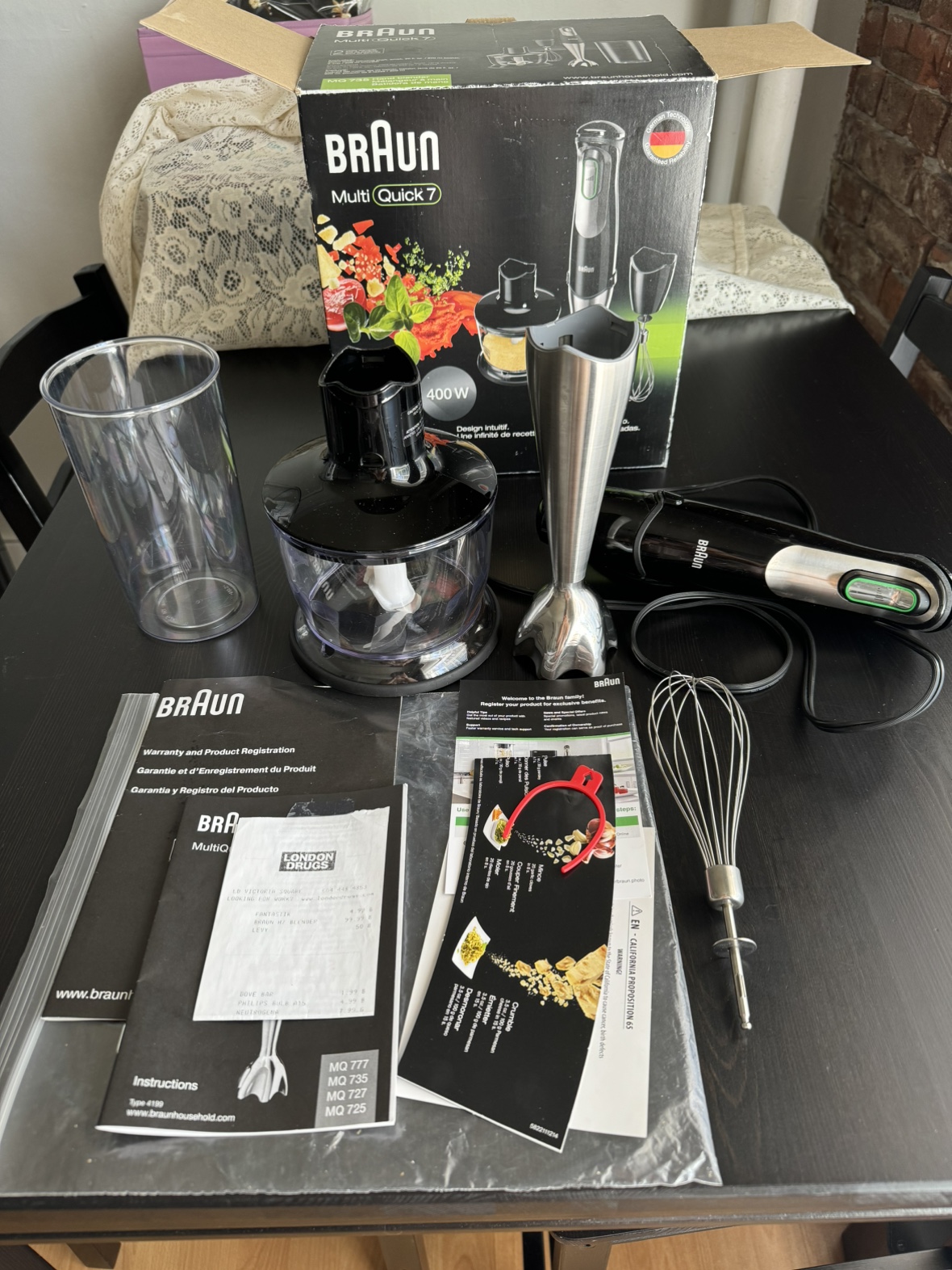Braun multiquick 7 hand blender - photo 2