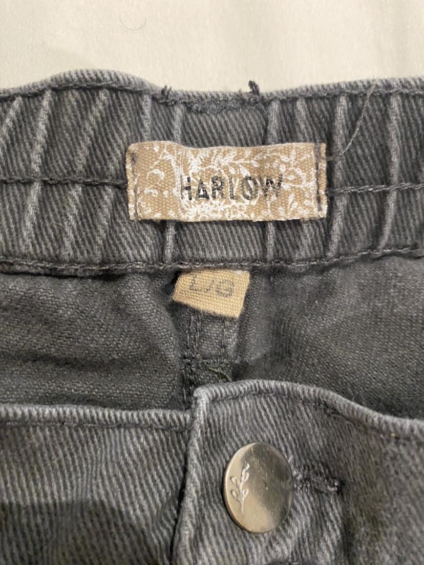 Grey denim cargo jeans image indicator(3)