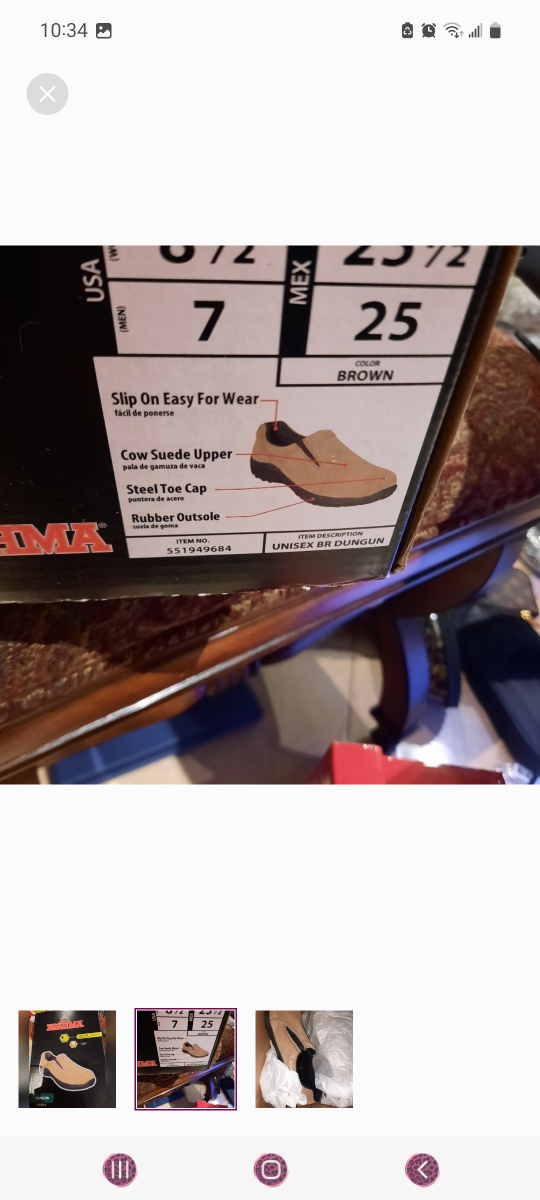 Brahma Work Boots Size 7 BRAND NEW image indicator(2)