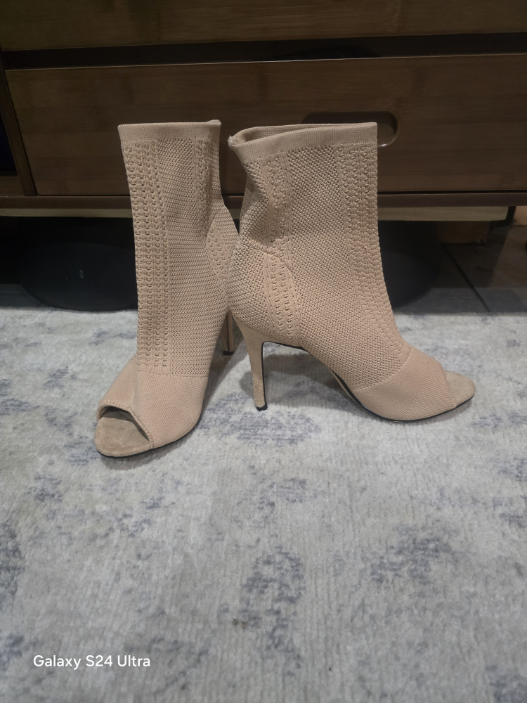 Nicole Miller open toe booties