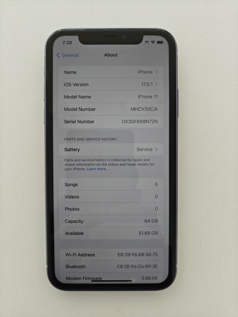 iPhone 11 64 GB Purple Unlocked - photo 2