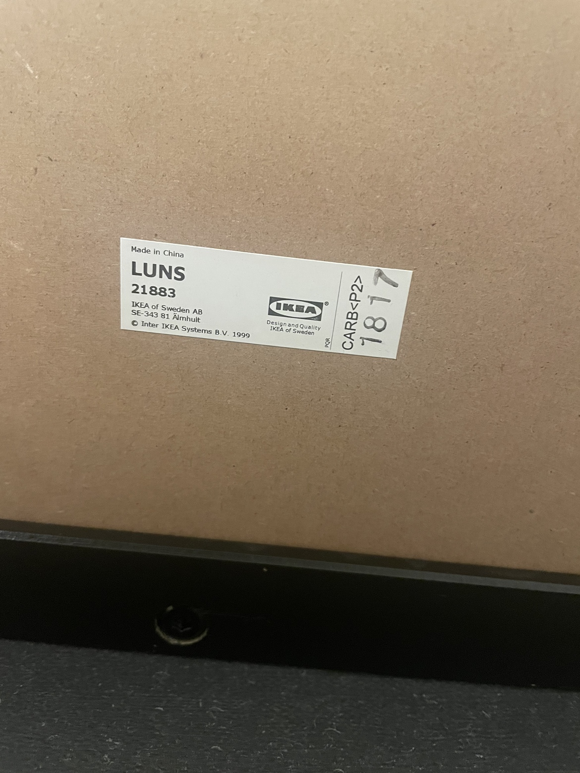 Ikea Luns Writing Magnetic Board, Black - photo 4