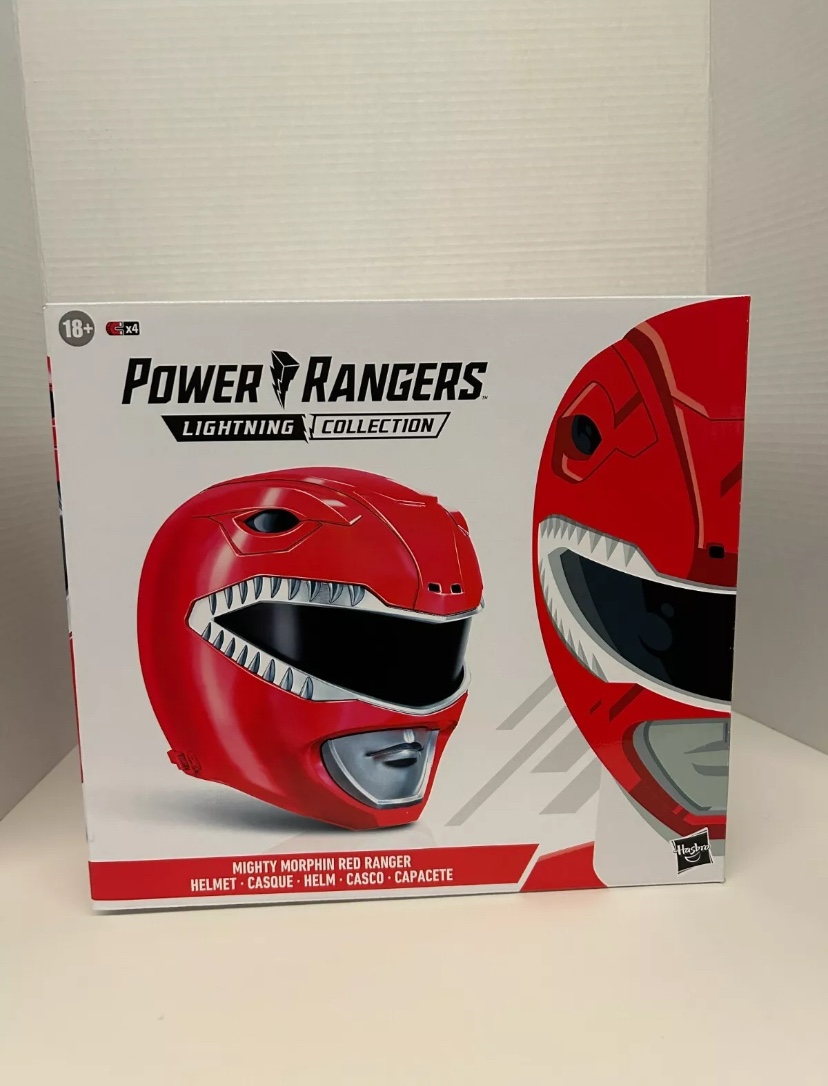 Power Rangers Red Rangers Helmet- Brand New image indicator(2)