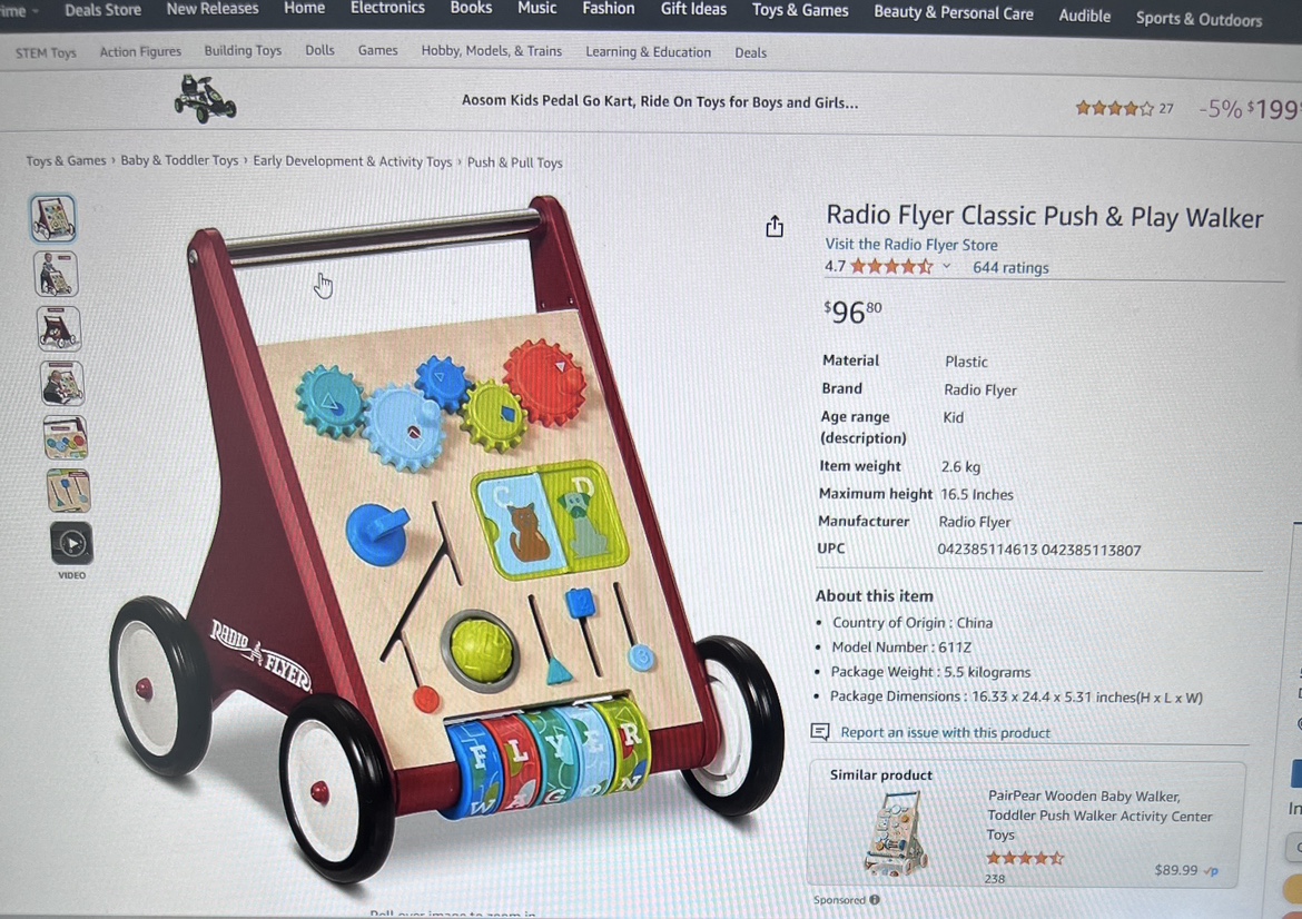 Radio Flyer 4-in-1 Activity Walker - photo 4