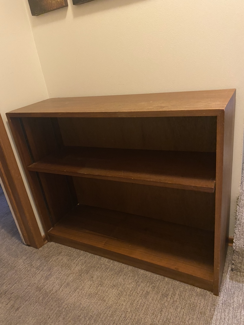 Wooden Bookshelf #freecycle