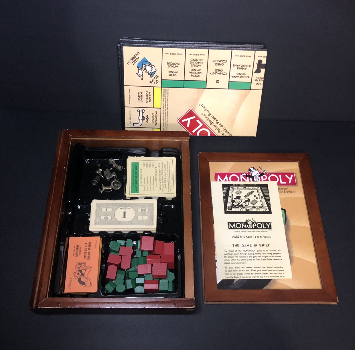 Vintage Wood Monopoly 2005 - photo 5