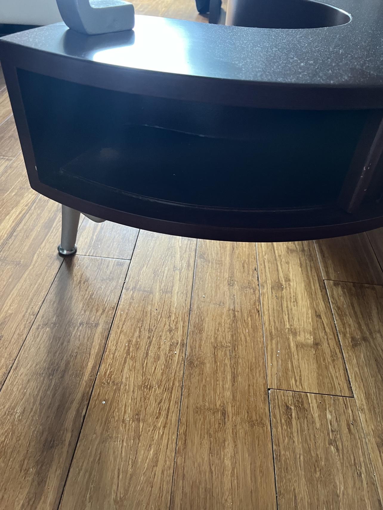 S shape Glass Coffee Table - photo 3
