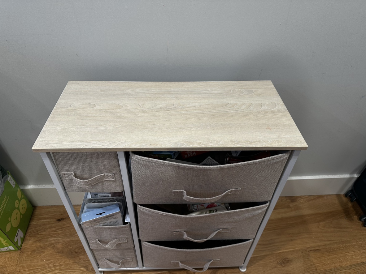 3-Tier rack with clothes drawers - photo 2