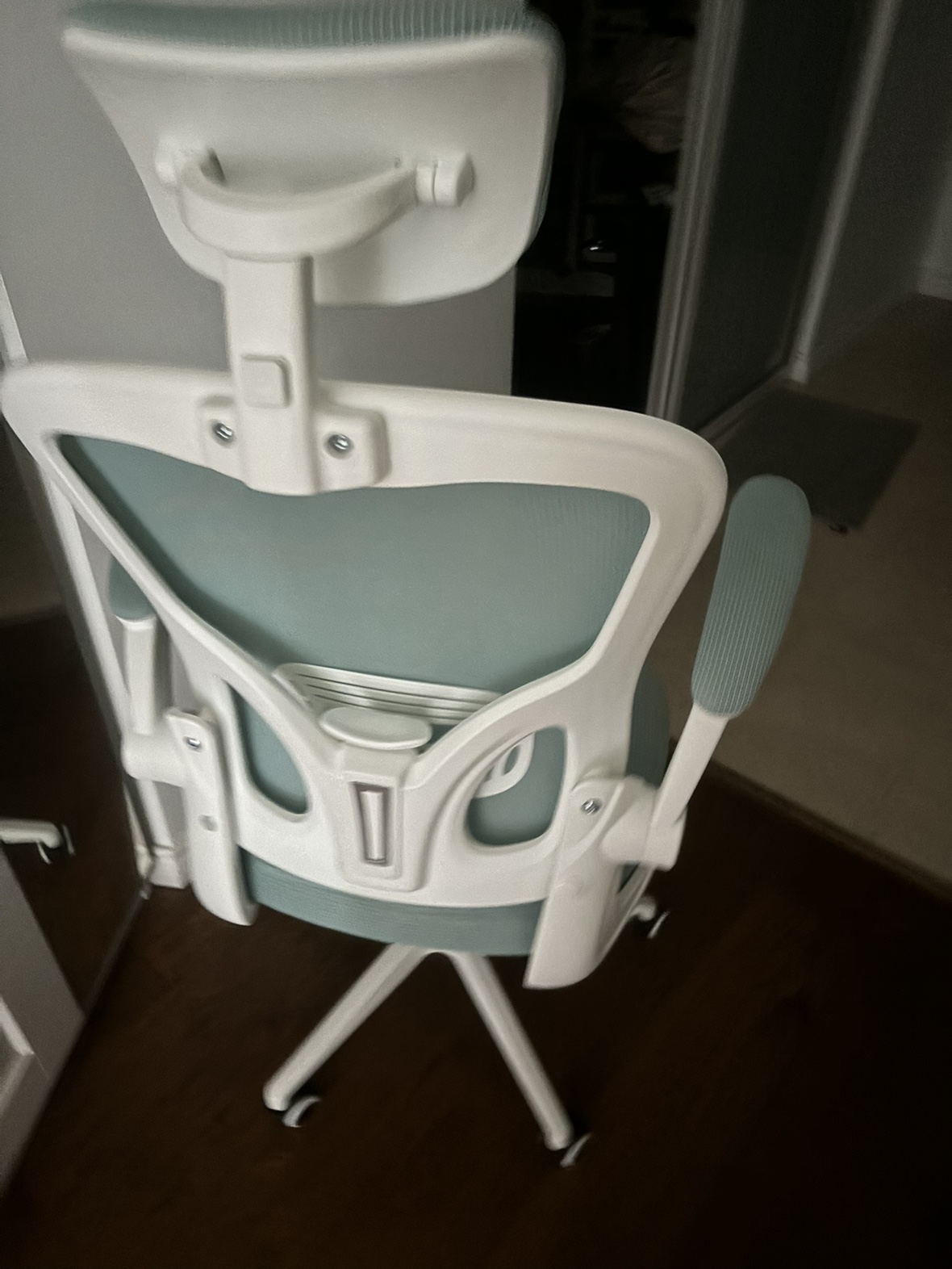 Assembled office chair
