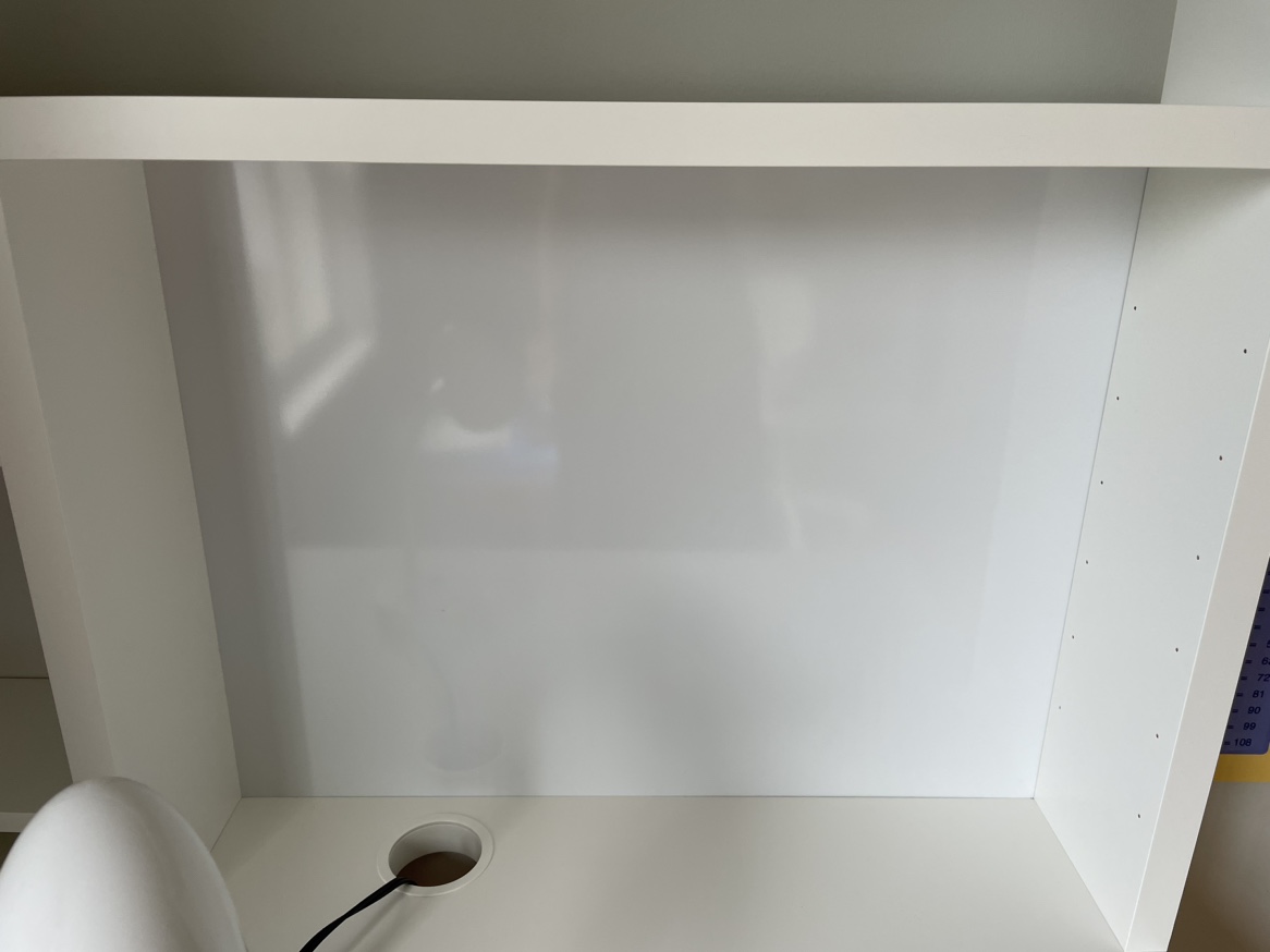 Moving Sale / White MICKE IKEA desk with chair image indicator(3)