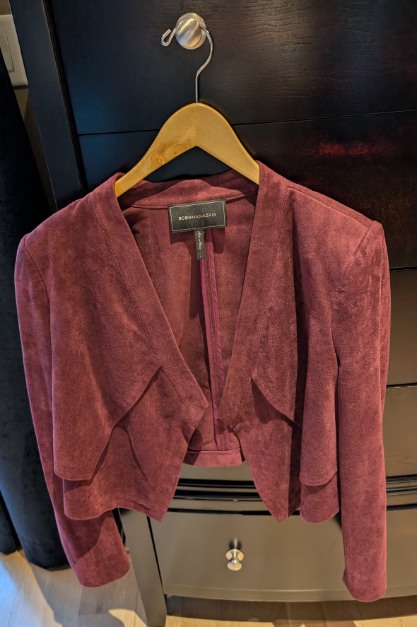 BCBG Faux Suede Jacket thumbnail