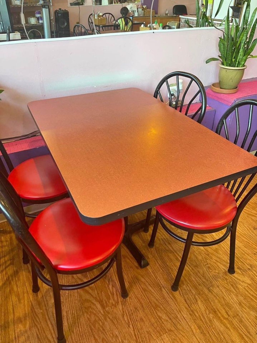 Table and Four Chairs