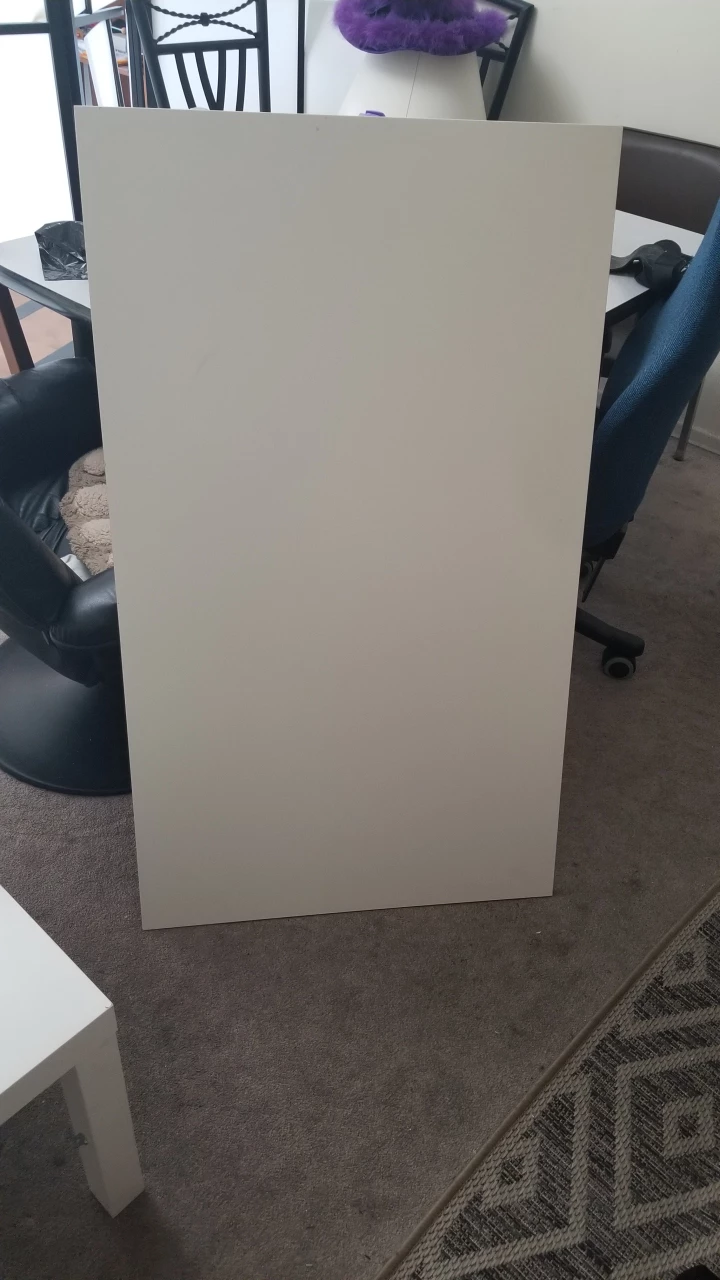 ikea large white lack coffee table - photo 2
