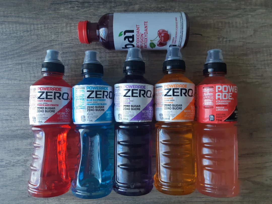Powerade and Bai Hydration Drinks