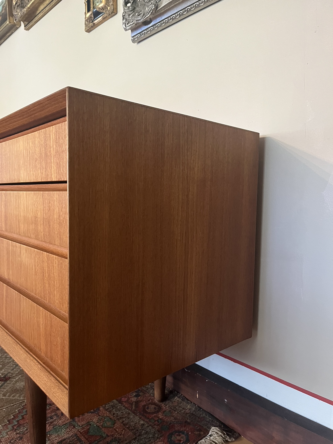 Teak vintage danish sideboard / credenza / tv stand - photo 3
