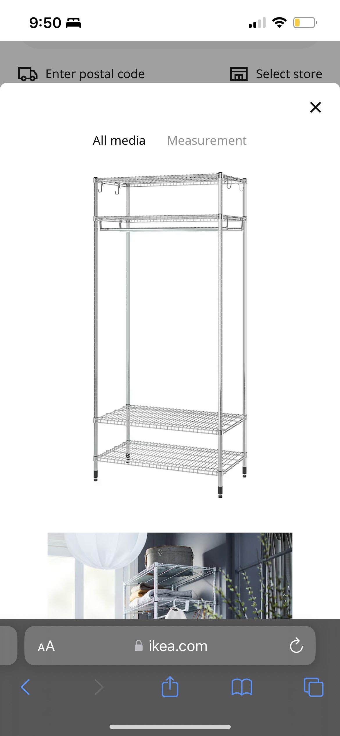 Metal Clothing Rack (x2) thumbnail