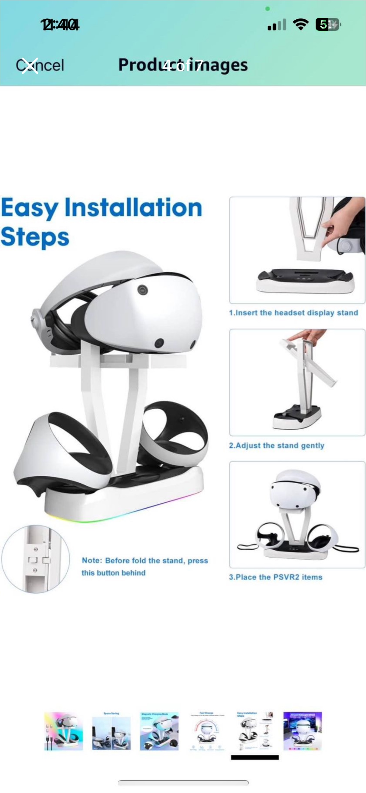 PS VR2 Charging Stand - photo 5
