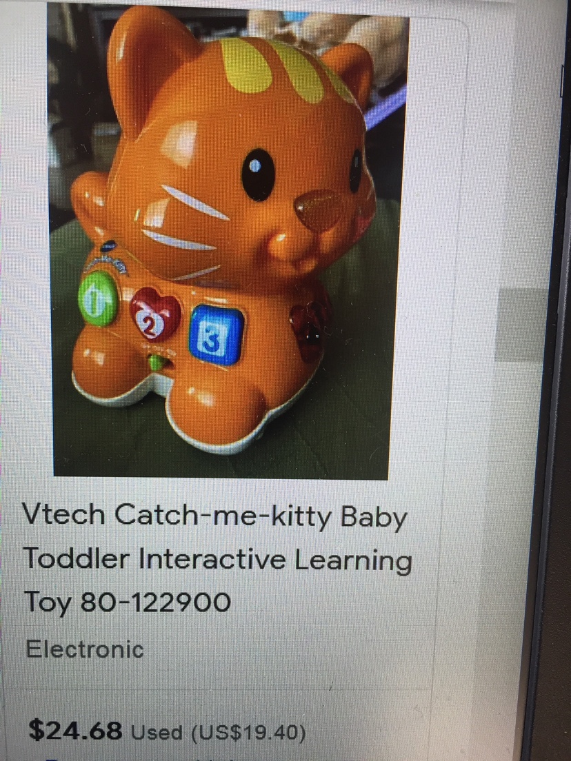 Vtech Catch Me-Kitty on battery🥕 image indicator(2)