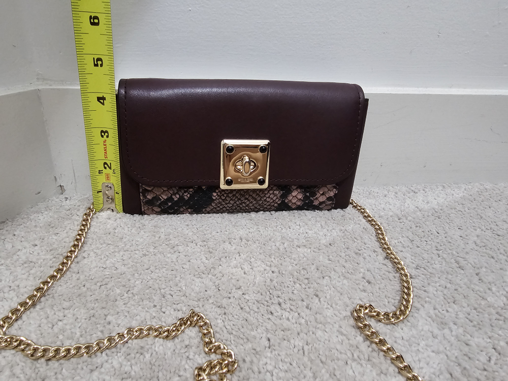 Authentic Coach Wallet on Chain or Clutch image indicator(4)