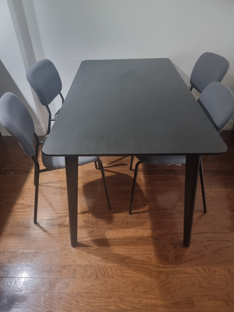 Dining Table with Four Chairs