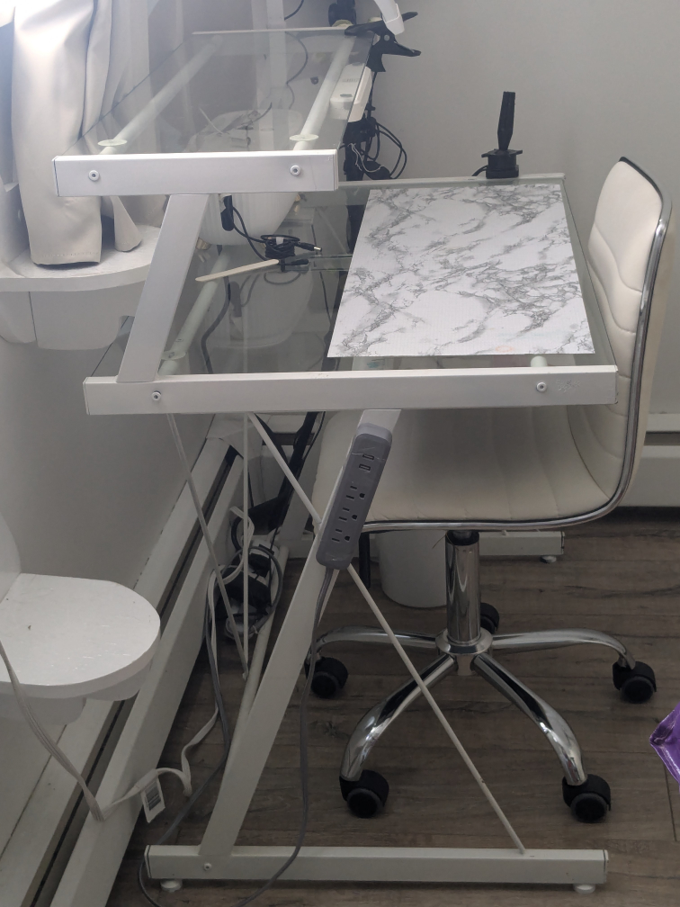 chair and desk