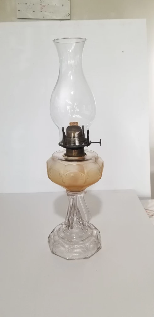 lamp , antique kerosene lamp - photo 2