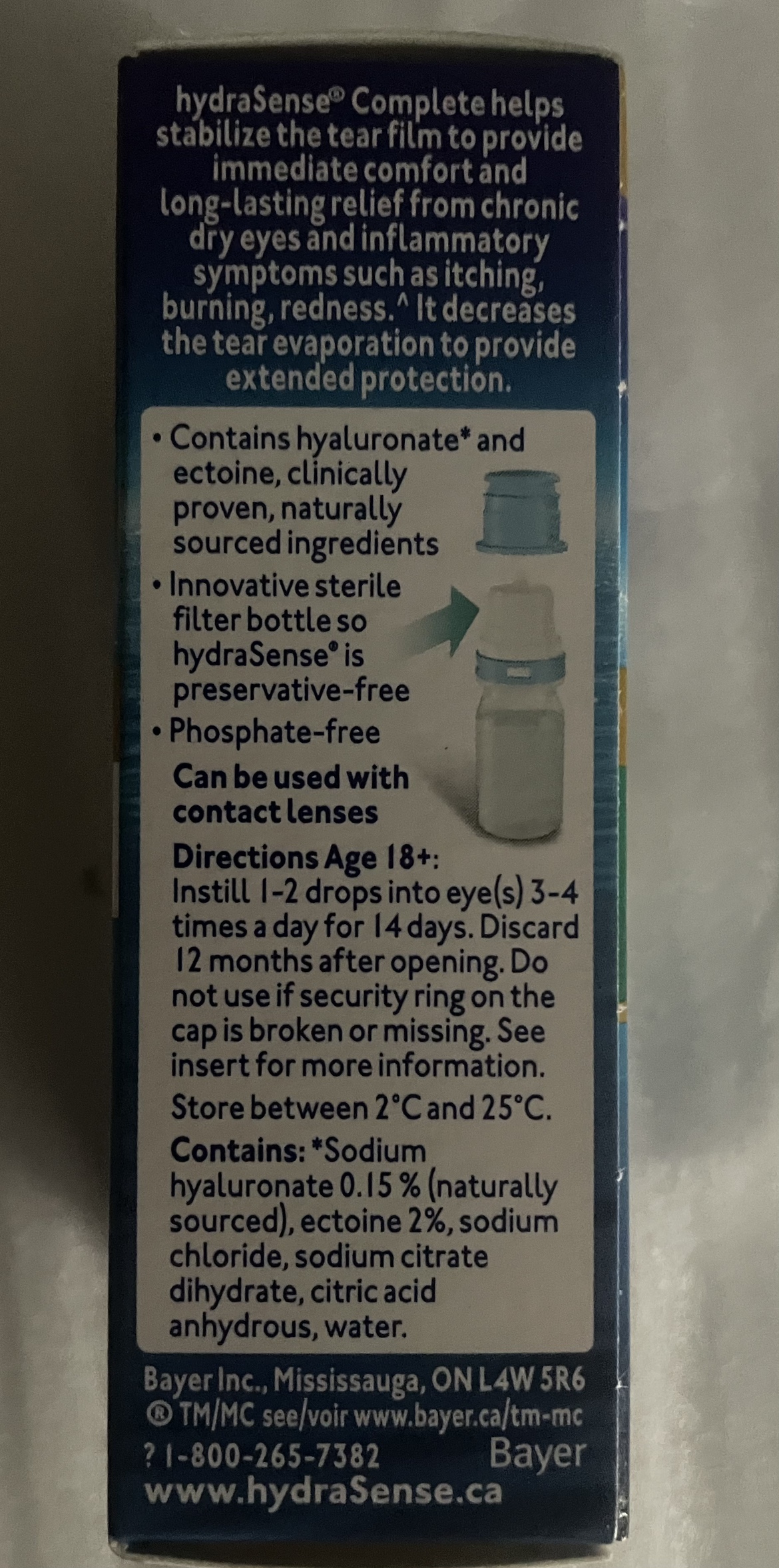 4 Boxes Hydra Sense Eye Drops image indicator(4)