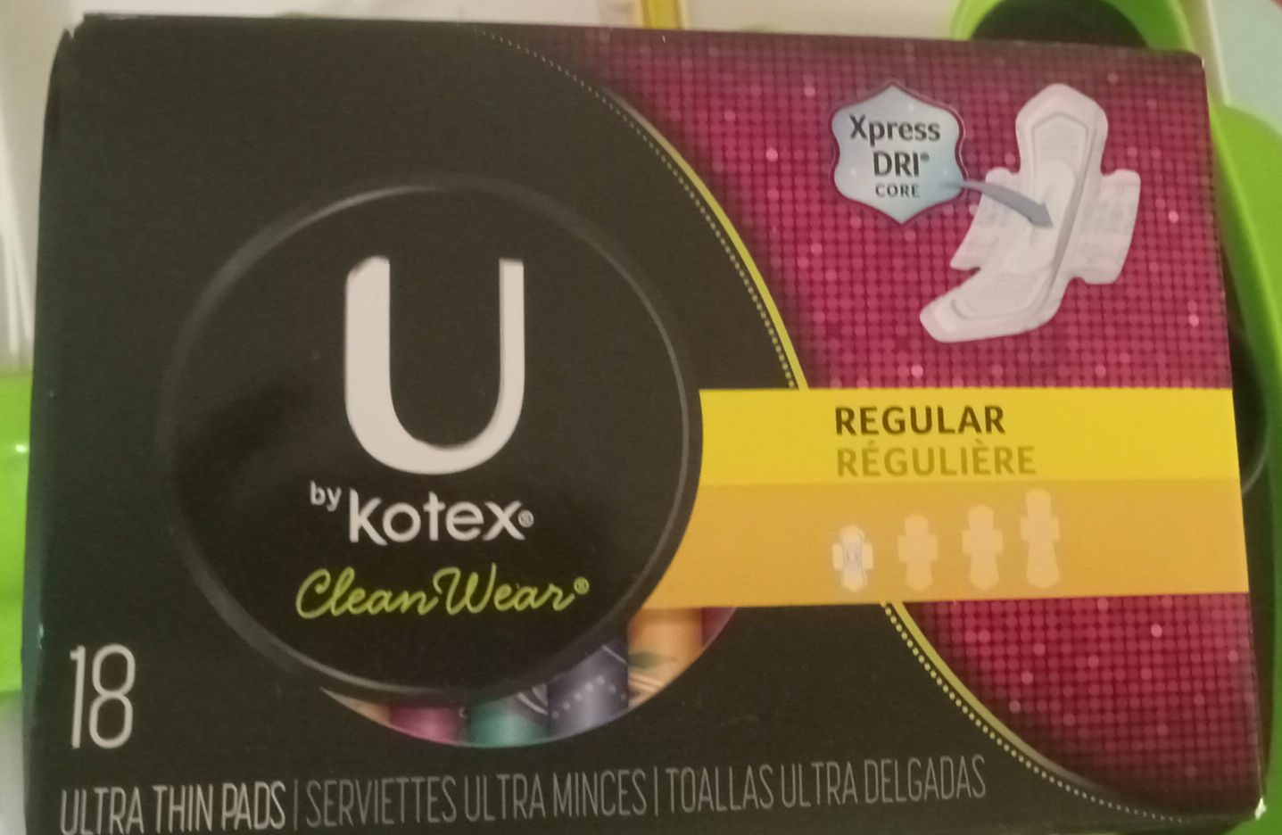 Kotex Ultra thin pads Regular 18 pads thumbnail