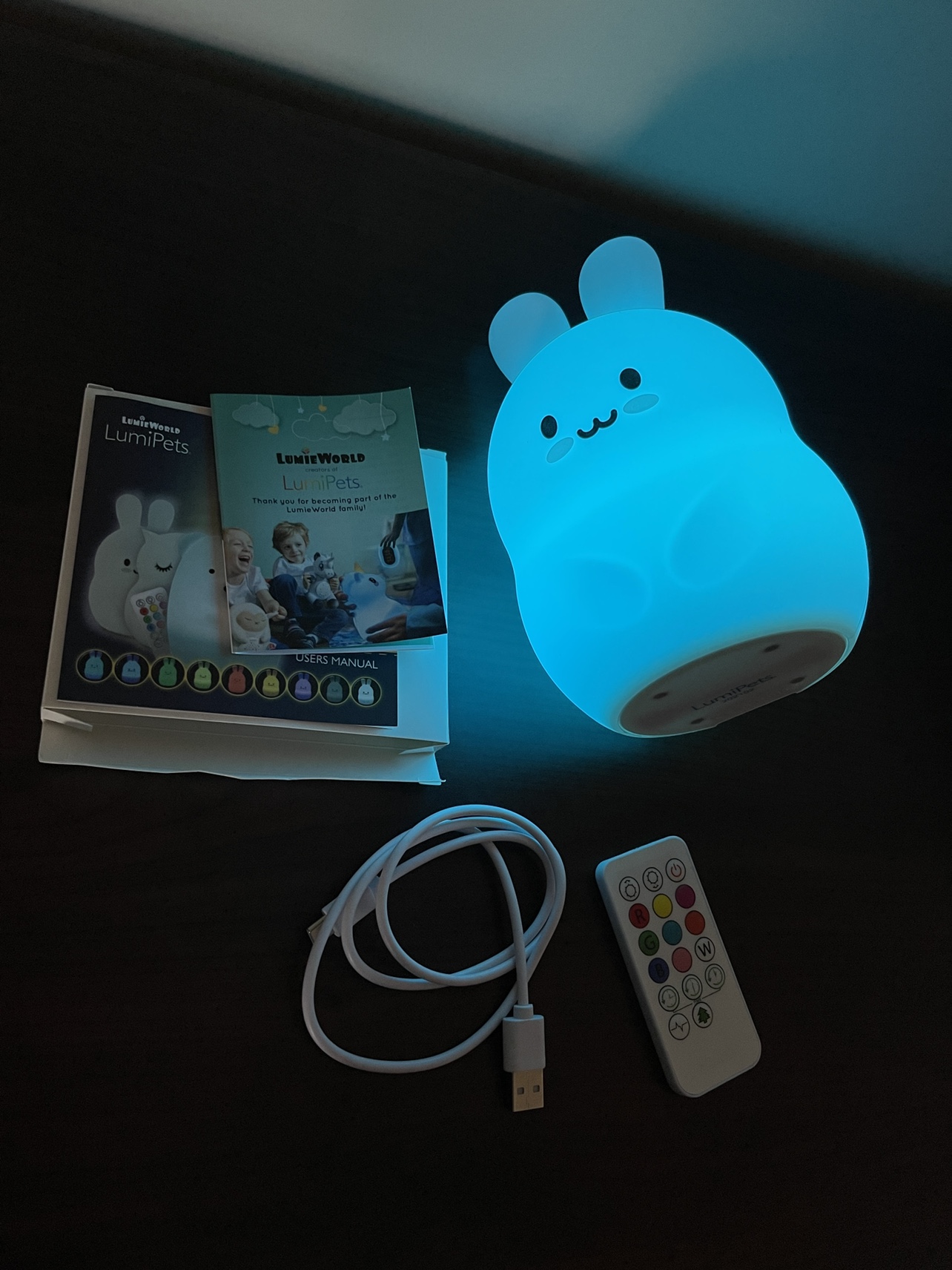 Lumipets Animal Kids Night light - Junior Bunny image indicator(2)