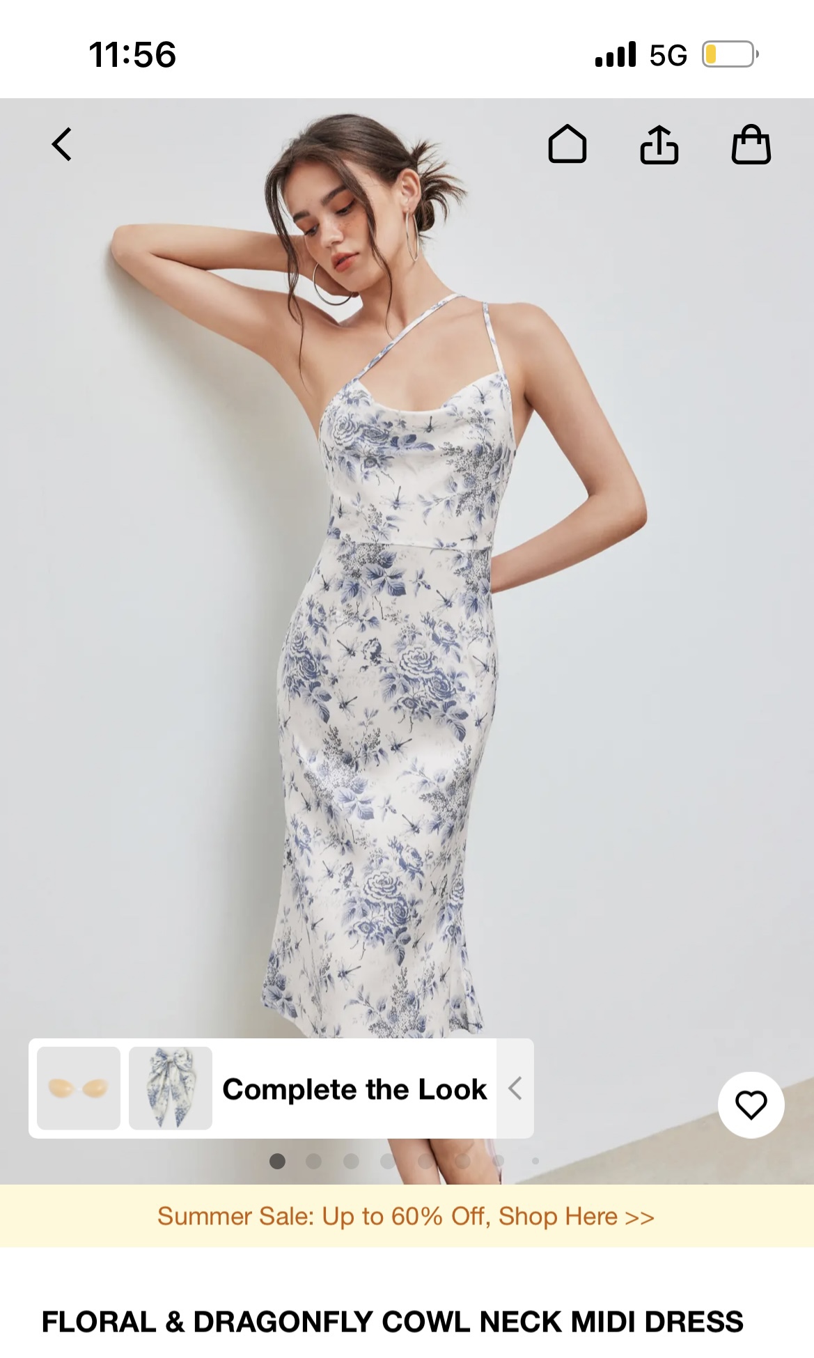 Floral midi dress