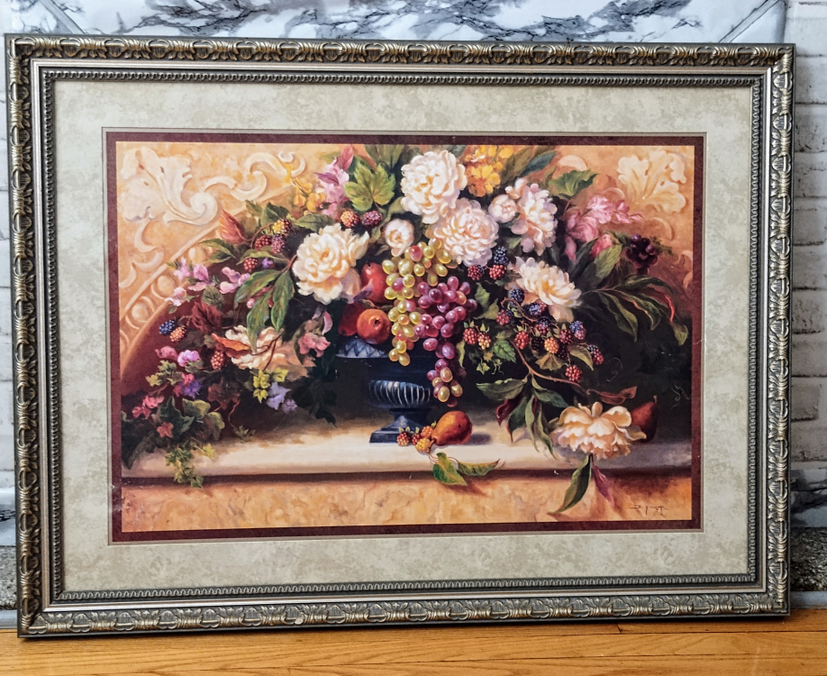 Beautiful 31" x 40" Home Interiors Artwork Print ( No Glass )
