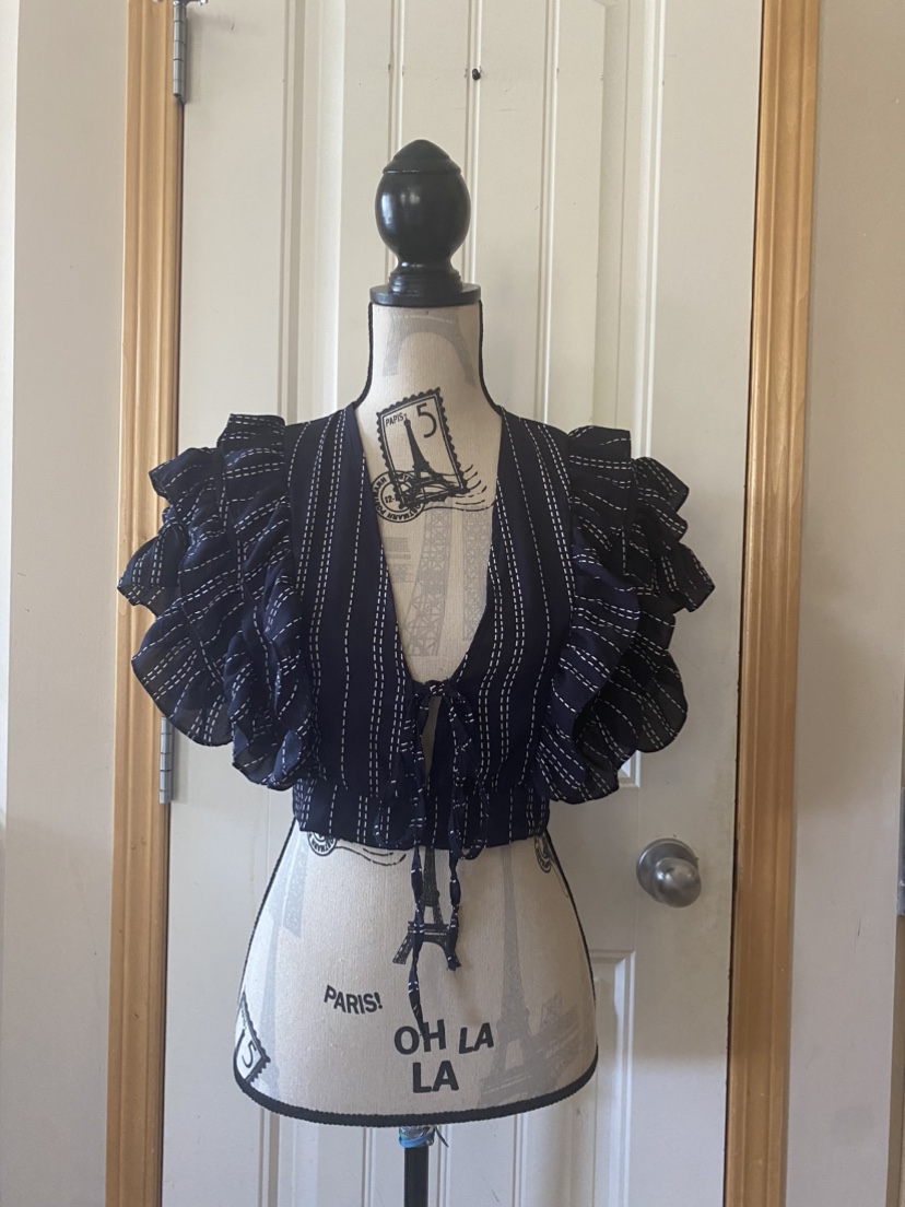 Crop top with ruffles. - photo 2