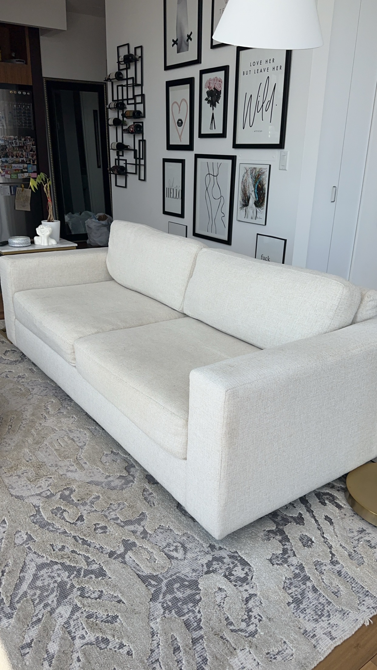 West Elm Urban Sofa in Basketweave Natural - photo 2