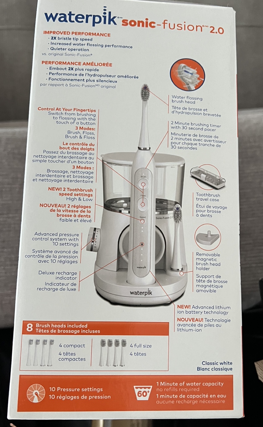 Waterpik Sonic-Fusion 2.0 Brush & Floss image indicator(2)