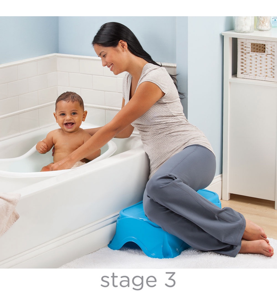 Slightly used infant right height bath center tub - photo 4