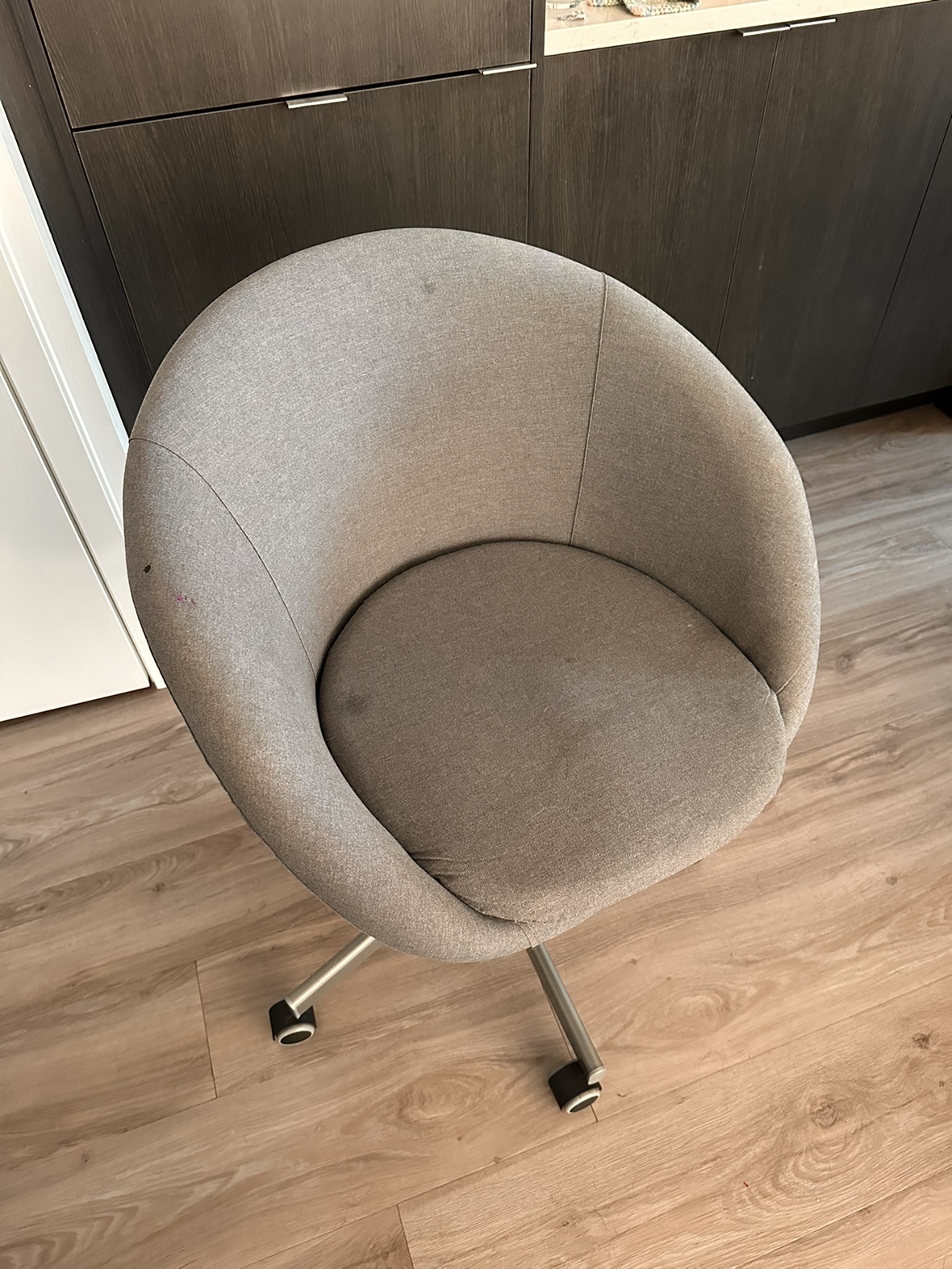 Grey ikea chair