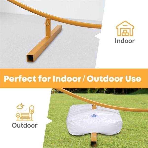 New Snowtaros 6.6FT Round Backdrop Stand, Balloon Arch Stand - photo 4