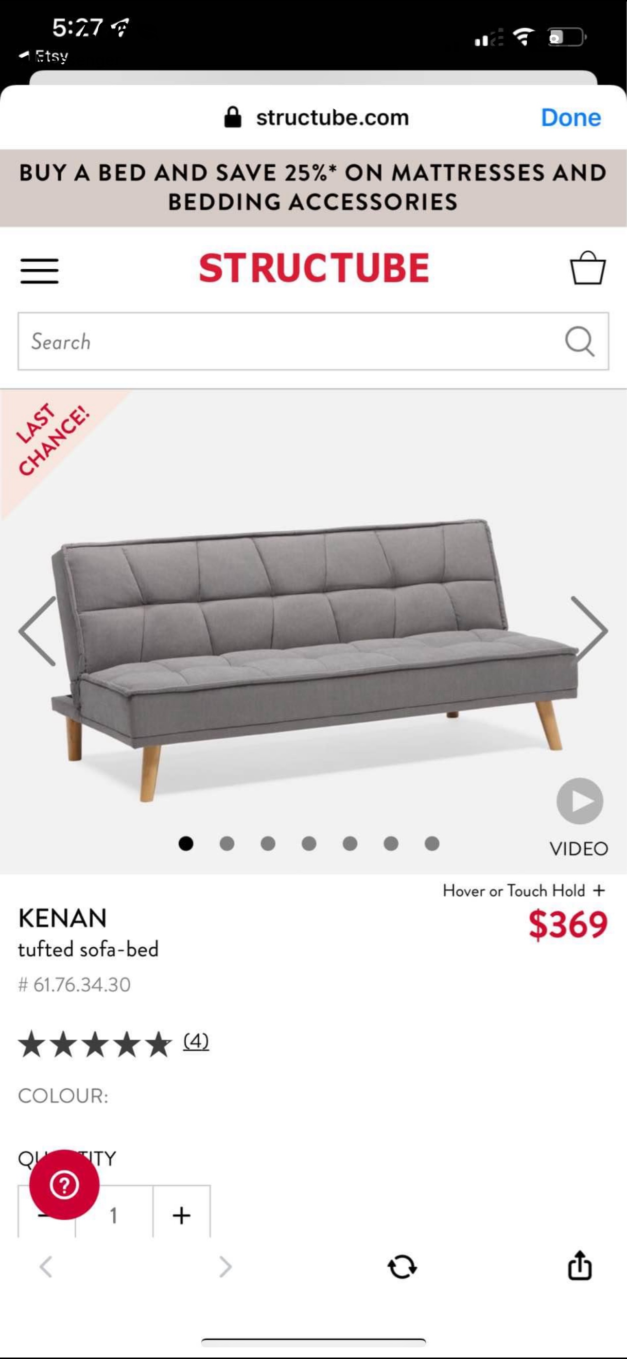 Structube Kenan Futon - photo 2