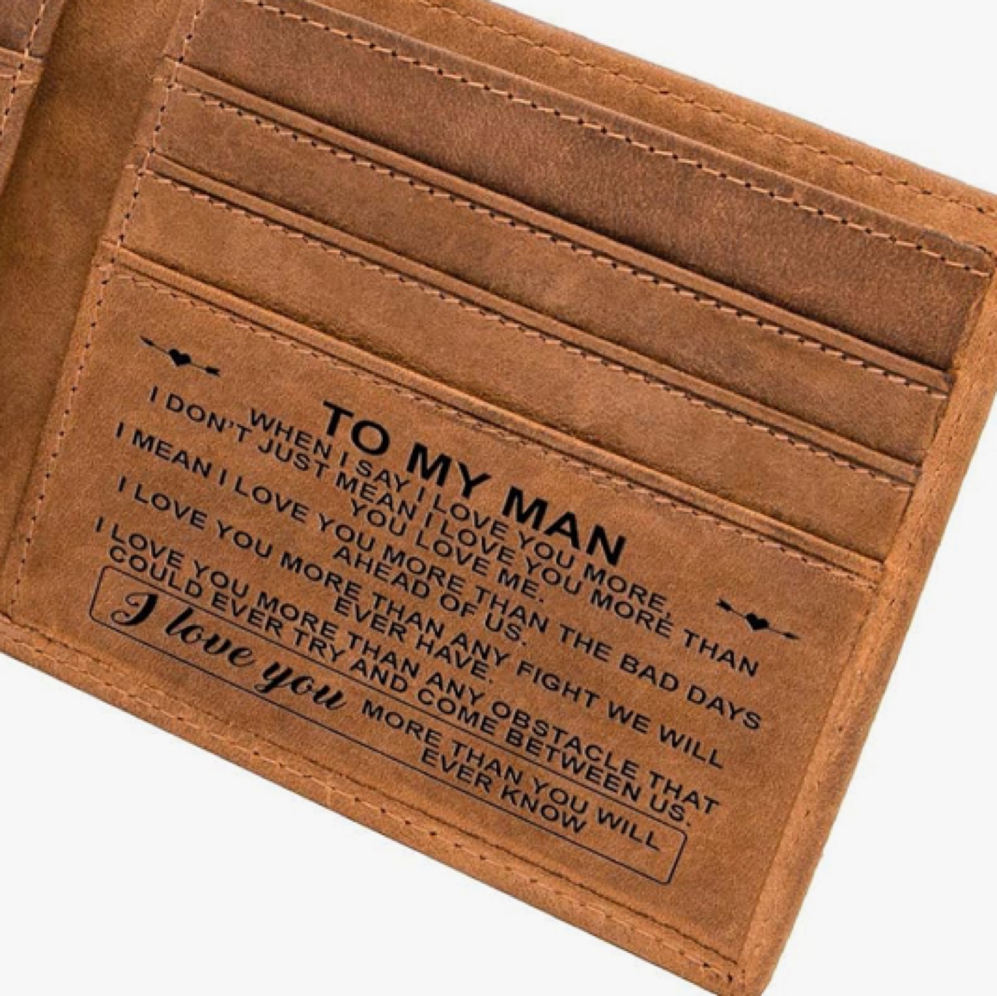 Engraved Leather Wallet brand new crosspost image indicator(2)