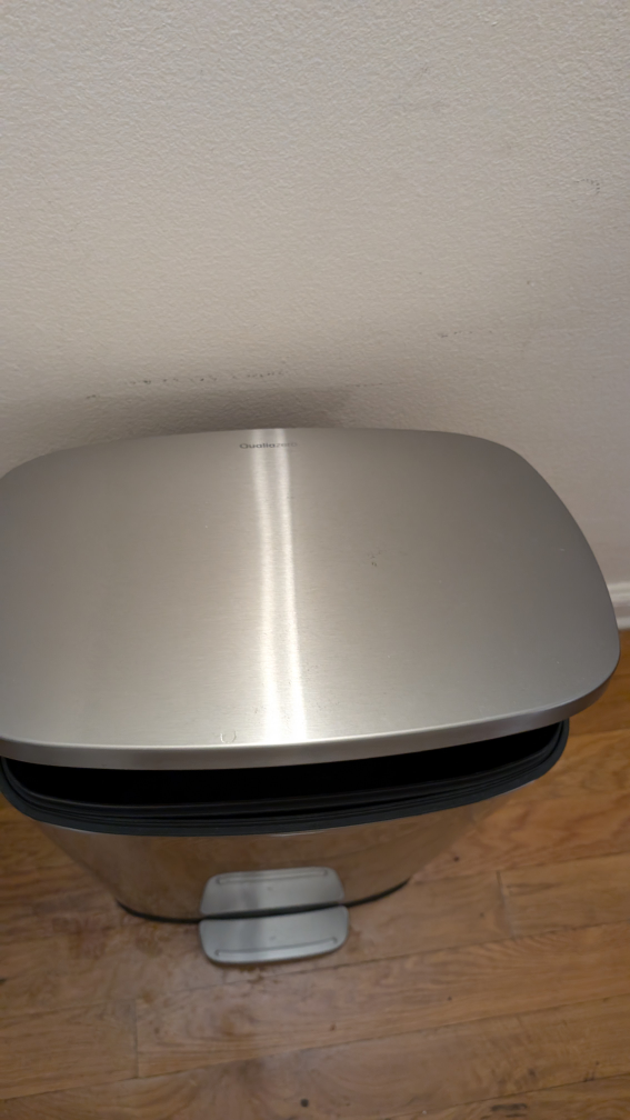 stainless steel garbage can - photo 4