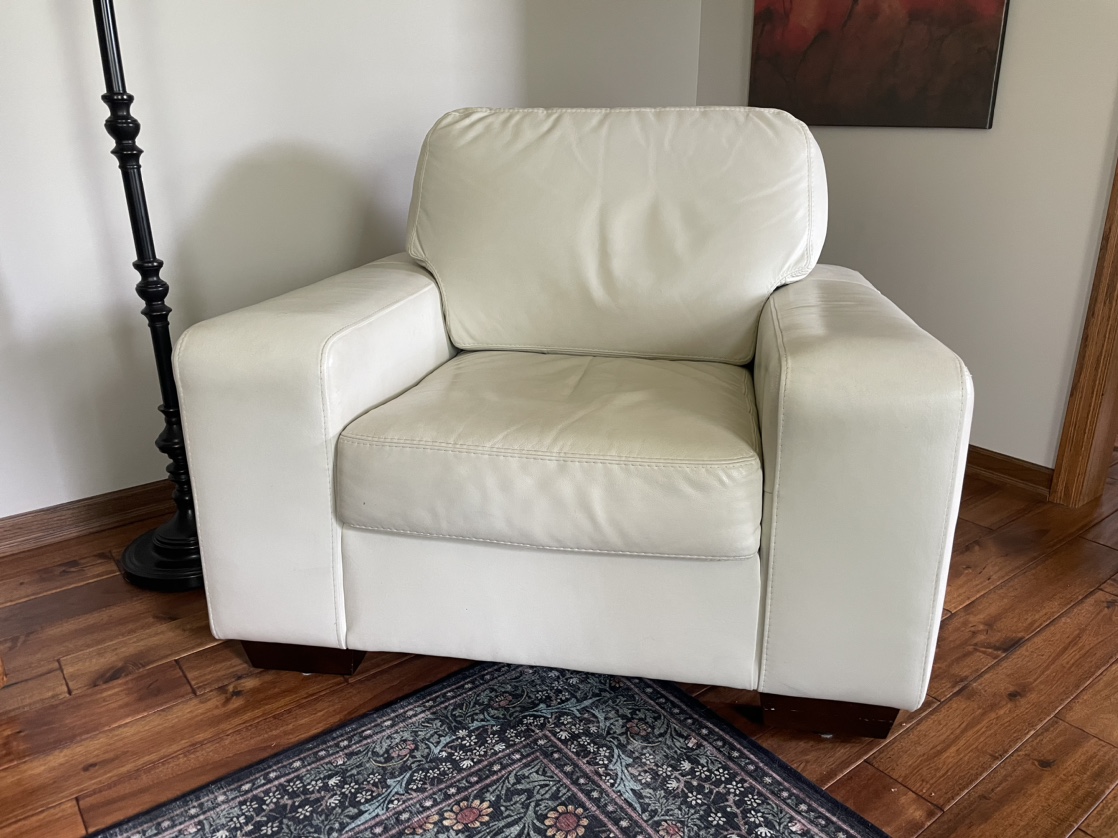Leather Natuzzi Armchair and Sofa - photo 3