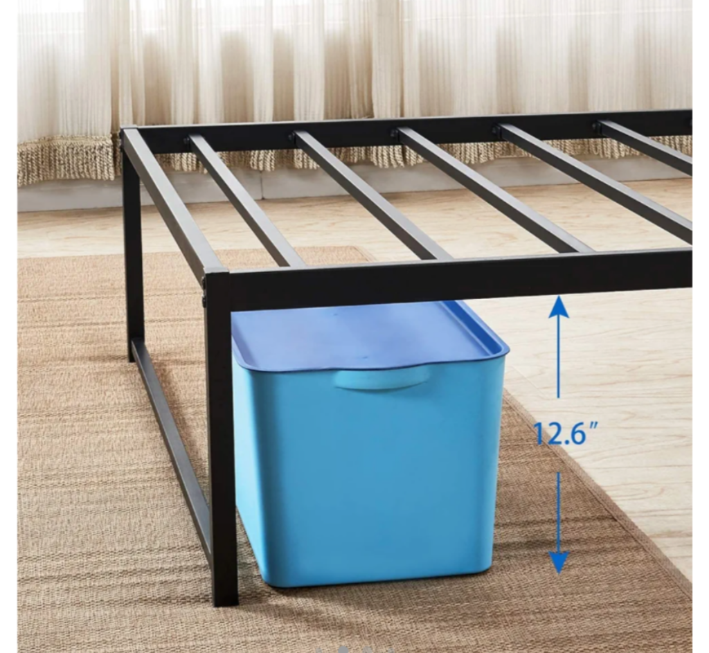 Twin bed frame 🛏️ barely used! image indicator(2)