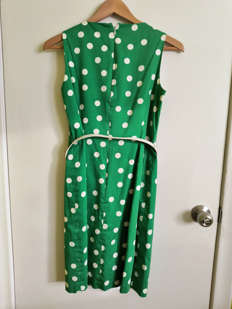 Polka dot Green dress image indicator(6)