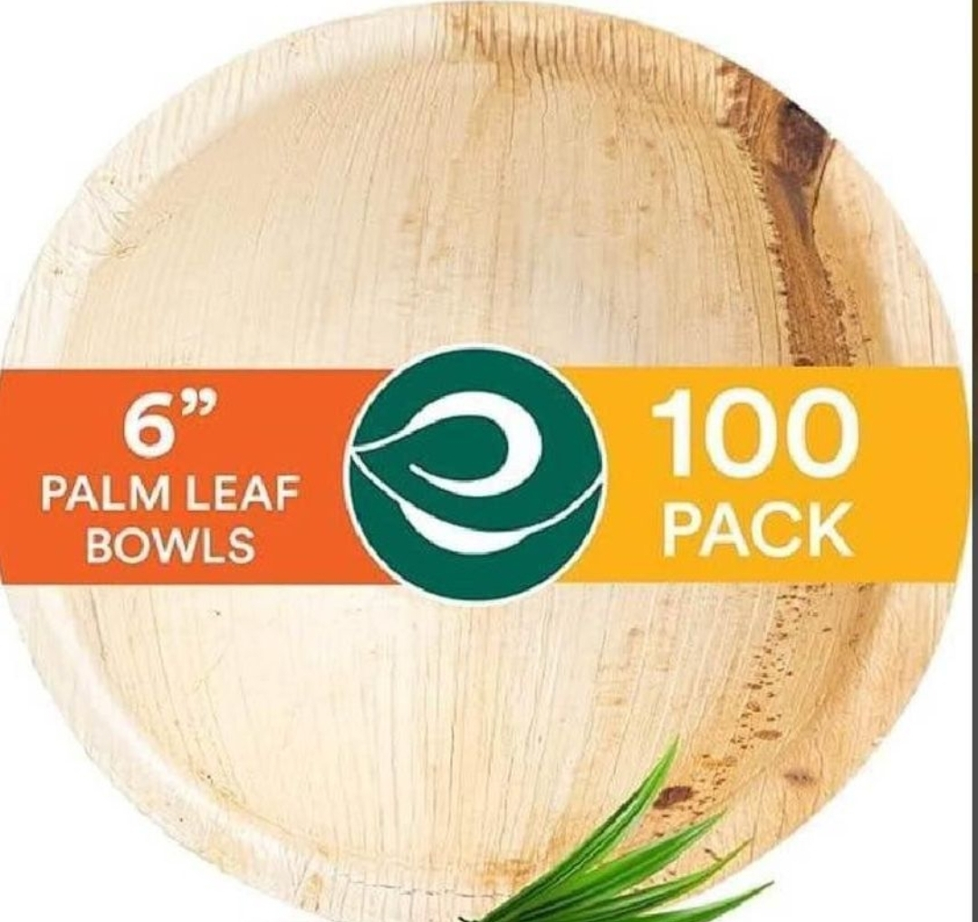 100 pcs Compostable Palm Leaf Bowls sealed thumbnail